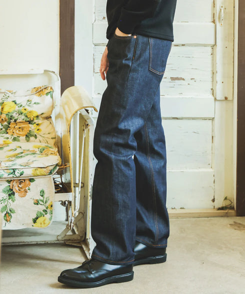MR.OLIVE / 14oz SELVAGE DENIM / RIGID STANDARD STRAIGHT JEANS / ミスターオリーブ/ 14オンス セルヴィッジデニム / リジッドスタンダードストレートジーンズ